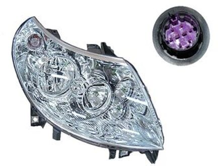 Fiat DUBBELE KOPLAMP VOOR R. vanaf 9/'10 H7+H1 +Mot.El. AL