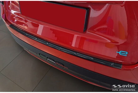 Fiat Echt 3D Carbon Achterbumperprotector passend voor Fiat 600 Hybrid & 600e 2023- 'Ribs' AV249334