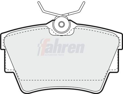 Fiat Fahren Remblokkenset FBP3025