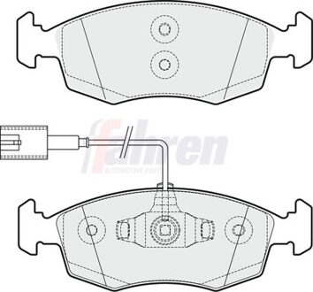 Fiat Fahren Remblokkenset FBP3285