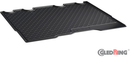 Fiat Gledring Rubbasol (Rubber) Kofferbakmat passend voor Opel Vivaro 2014-2019 & Renault Trafic 2014- & GL1766