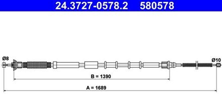 Fiat Handremkabel 24372705782