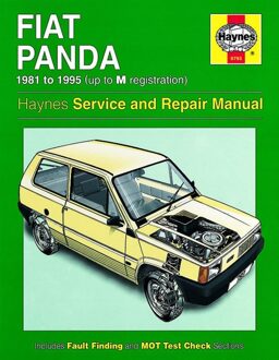 Fiat Haynes Werkplaatshandboek Fiat Panda (1981-1995) classic reprint 0793