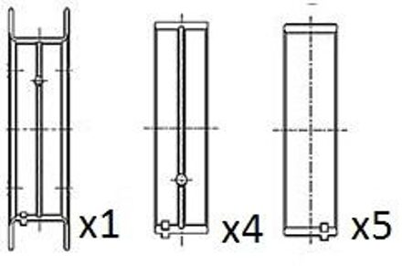 Fiat Hoofdlager BM1009STD