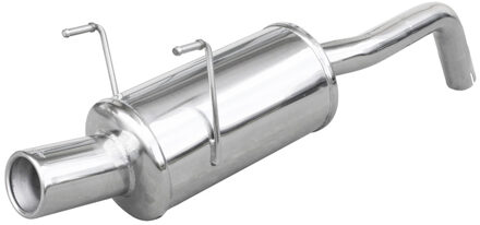 Fiat InoxCar uitlaat passend voor Fiat 500 1.3 MJET (75pk) 2007- 80mm IXFICQ0480