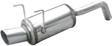 Fiat InoxCar uitlaat passend voor Fiat 500 1.4 16V 100pk 2007- Ø 48 1x90mm Rally IXFICQ0290RA
