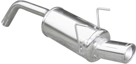 Fiat InoxCar uitlaat passend voor Fiat 500 1.4 16V 100pk 2007- Ø 48 1x90mm X-Race IXFICQ02XR90