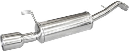Fiat InoxCar uitlaat passend voor Fiat Bravo 1.9 MJET 8v (120pk) 2007- 102mm IXFIBR07102