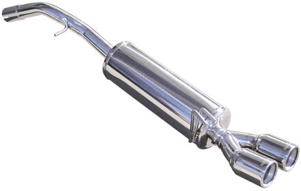 Fiat InoxCar uitlaat passend voor Fiat Bravo 1.9 MJET 8v (120pk) 2007- 2x80mm IXFIBR0780D