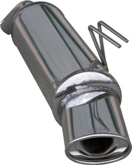 Fiat InoxCar uitlaat passend voor Fiat Coupe 1.8 16v (131pk) 1997- 120x80mm IXFICO01120