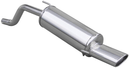 Fiat InoxCar uitlaat passend voor Fiat Grande Punto 1.2 (65pk) 2006- Ø40mm 120x80mm IXFIPN25120