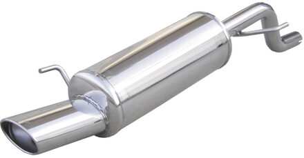 Fiat InoxCar uitlaat passend voor Fiat Grande Punto 1.4/1.4 16v 2005- 120x80mm IXFIPN24120