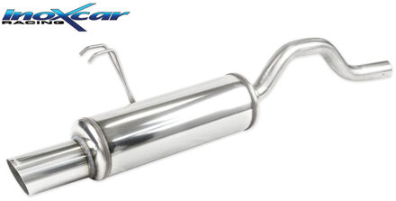 Fiat InoxCar uitlaat passend voor Fiat Punto (188) 1.2 60pk 1999-2003 1x90mm Rally IXFIPN2690RA
