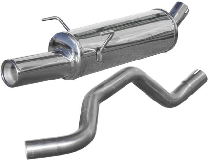 Fiat InoxCar uitlaat passend voor Fiat Punto (188) 1.9 JTD 1999- 80mm IXFIPN1080
