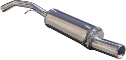 Fiat InoxCar uitlaat passend voor Fiat Stilo 1.8 16v (133pk) 80mm IXFIST0380