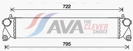 Fiat Intercooler, inlaatluchtkoeler FT4461