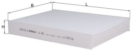 Fiat Interieurfilter LA686