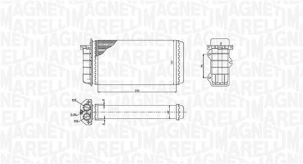 Fiat Kachelradiateur, interieurverwarming BR441