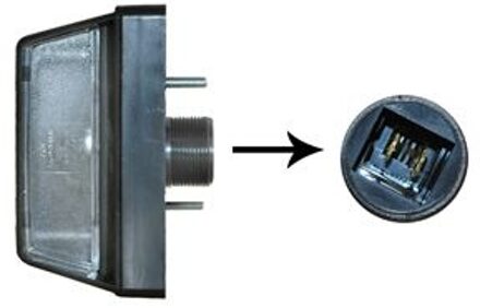 Fiat Kentekenverlichting