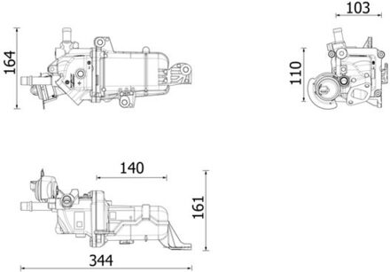 Fiat Koeler, uitlaatterugvoering CE49000P