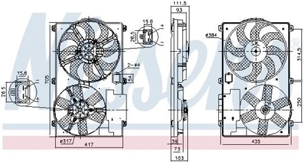 Fiat Koelventilator 850092