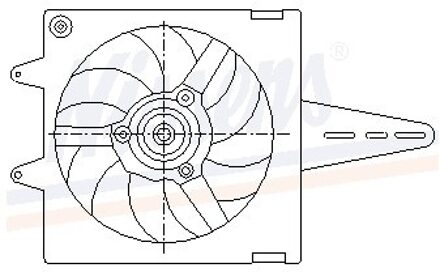 Fiat Koelventilator 85427