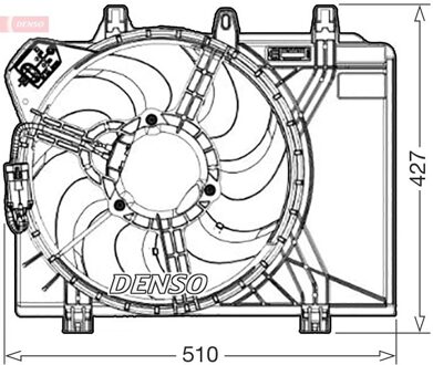 Fiat Koelventilator DER09312