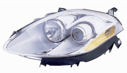Fiat KOPLAMP LINKS MET KNIPPERLICHT tot '10 H1+H1 inclusief STELMOTOR