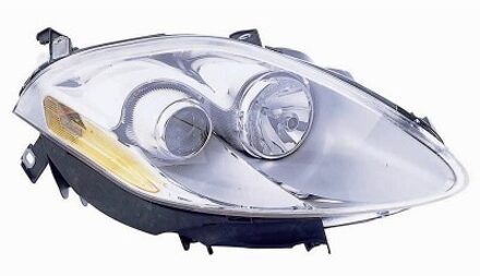Fiat KOPLAMP RECHTS MET KNIPPERLICHT tot '10 H1+H1 inclusief STELMOTOR