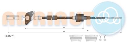 Fiat Koppelingkabel 1101471