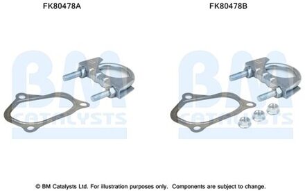 Fiat Montageset, katalysator FK80478