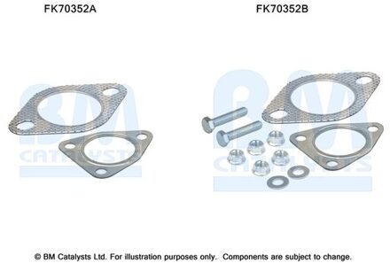 Fiat Montageset, uitlaatpijp FK70352