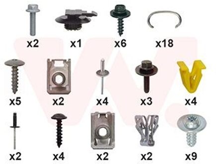 Fiat Montageset Voorbumper 1728794