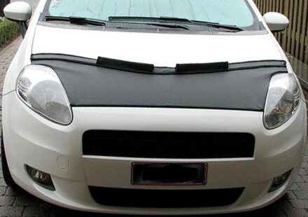 Fiat Motorkapsteenslaghoes Fiat Grande Punto 2005-2008 zwart