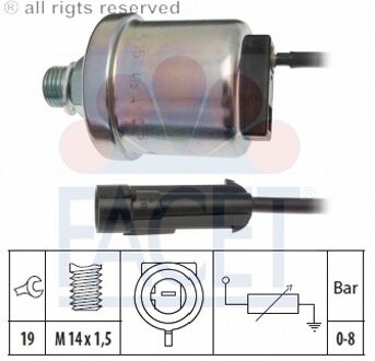 Fiat Oliedruksensor 1800635