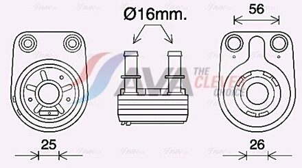 Fiat Oliekoeler, motorolie FT3460