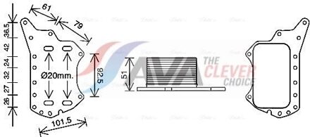 Fiat Oliekoeler, motorolie RT3638