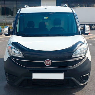 Fiat Oneway Motorkapbeschermer (steenslagcover) Fiat Doblo 2e Gen. Facelift 2015-2020 - Glanzend Zwart OWBP04016