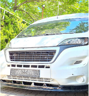 Fiat Oneway Voorspoilerlip Fiat Ducato 4e Gen. 2014- & Peugeot Boxer 2014- Glanzend zwart OWFS01009