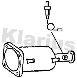 Fiat Partikelfilter, uitlaatinstallatie 390192