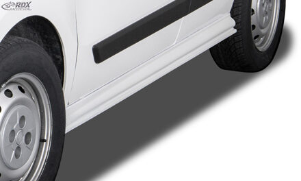 Fiat RDX Racedesign Sideskirts passend voor Fiat Qubo & Fiorino (225) 2016-2024 'Edition' (ABS) RDSFI12