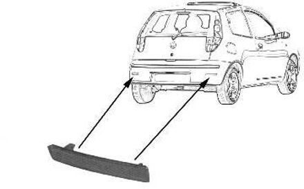 Fiat REFLECTOR RECHTS In BUMPER -HGTniet voor SPORT