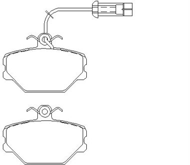 Fiat Remblokken set 2110005