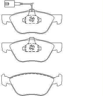 Fiat Remblokken set 2322201
