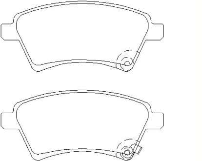 Fiat Remblokken set 2439101