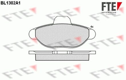 Fiat Remblokken set BL1302A1