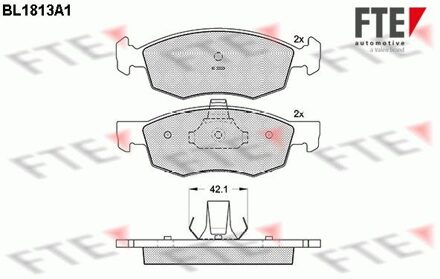 Fiat Remblokken set BL1813A1