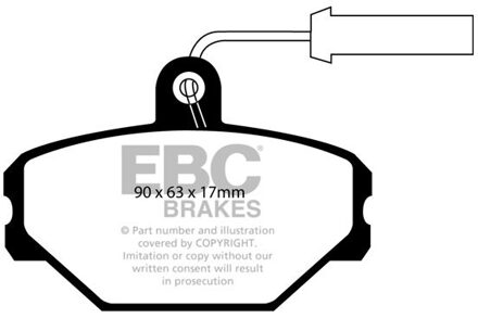 Fiat Remblokkenset EBC Ultimax2 DP718 DP718