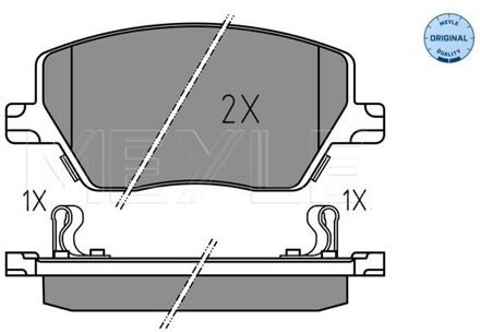 Fiat Remblokkenset, schijfrem 0252239719
