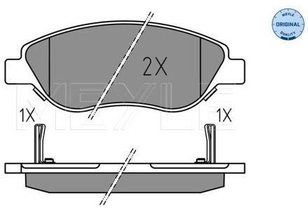 Fiat Remblokkenset, schijfrem 0252247619